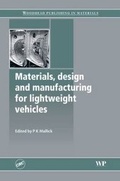 Cover: Materials, Design and Manufacturing for Lightweight Vehicles - CRC Press