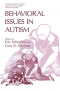 Cover: Behavioral Issues in Autism - Springer