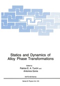 Cover: Statics and Dynamics of Alloy Phase Transformations - Springer