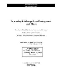 Abbildung von: Improving Self-Escape from Underground Coal Mines - National Academies Press