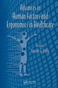 Cover: Advances in Human Factors and Ergonomics in Healthcare - CRC Press