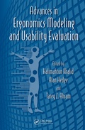 Cover: Advances in Ergonomics Modeling and Usability Evaluation - CRC Press