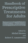 Cover: Handbook of Prescriptive Treatments for Adults - Springer