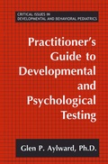 Cover: Practitioner's Guide to Developmental and Psychological Testing - Springer