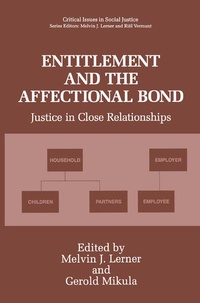Enlarge image Cover: Entitlement and the Affectional Bond - Kluwer Academic/Plenum Publishers