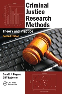 Enlarge image Cover: Criminal Justice Research Methods - Routledge