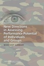 Cover: New Directions in Assessing Performance Potential of Individuals and Groups - National Academies Press