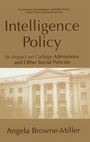 Cover: Intelligence Policy - Kluwer Academic / Plenum Publishers
