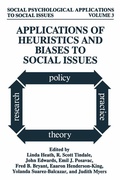 Cover: Applications of Heuristics and Biases to Social Issues - Springer