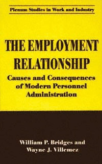 Enlarge image Cover: The Employment Relationship - Springer