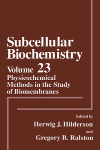 Abbildung von: Physicochemical Methods in the Study of Biomembranes - Springer