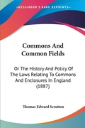 Bild: Commons And Common Fields - Kessinger Publishing