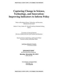 Enlarge image Cover: Capturing Change in Science, Technology, and Innovation - National Academies Press