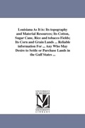 Cover: Louisiana As It is - Scholarly Publishing Office, University of Michigan Library