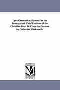 Cover: Lyra Germanica - Scholarly Publishing Office, University of Michigan Library