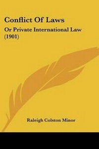 Abbildung von: Conflict Of Laws - Kessinger Publishing