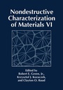 Cover: Nondestructive Characterization of Materials VI - Springer