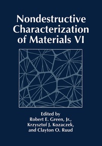 Enlarge image Cover: Nondestructive Characterization of Materials VI - Springer