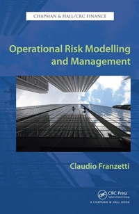 Abbildung von: Operational Risk Modelling and Management - Chapman & Hall/CRC