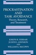 Cover: Procrastination and Task Avoidance - Springer