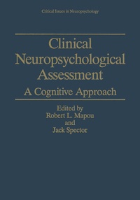 Enlarge image Cover: Clinical Neuropsychological Assessment - Plenum Publishing Co.,N.Y.