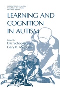 Cover: Learning and Cognition in Autism - Springer