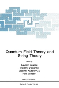 Enlarge image Cover: Quantum Field Theory and String Theory - Kluwer Academic / Plenum Publishers
