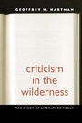 Cover: Criticism in the Wilderness - Yale University Press