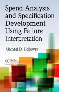 Enlarge image Cover: Spend Analysis and Specification Development Using Failure Interpretation - CRC Press