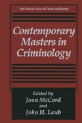 Cover: Contemporary Masters in Criminology - Springer
