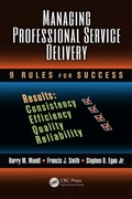 Cover: Managing Professional Service Delivery - CRC Press