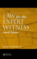 Bild: Law for the Expert Witness - Routledge