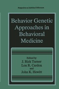 Cover: Behavior Genetic Approaches in Behavioral Medicine - Springer