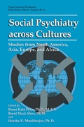 Cover: Social Psychiatry across Cultures - Springer