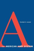 Cover: The American Jury System - Yale University Press