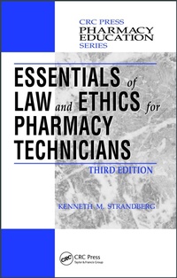 Abbildung von: Essentials of Law and Ethics for Pharmacy Technicians - Routledge