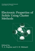 Cover: Electronic Properties of Solids Using Cluster Methods - Kluwer Academic / Plenum Publishers