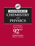 Cover: CRC Handbook of Chemistry and Physics, 92nd Edition - CRC Press