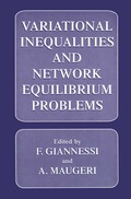 Cover: Variational Inequalities and Network Equilibrium Problems - Springer