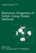 Cover: Electronic Properties of Solids Using Cluster Methods - Springer