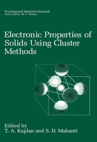 Enlarge image Cover: Electronic Properties of Solids Using Cluster Methods - Springer