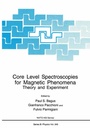 Cover: Core Level Spectroscopies for Magnetic Phenomena - Springer