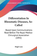 Abbildung von: Differentiation In Rheumatic Diseases, So-Called - Kessinger Publishing