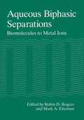 Cover: Aqueous Biphasic Separations - Springer