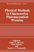 Cover: Physical Methods to Characterize Pharmaceutical Proteins - Springer