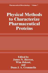 Enlarge image Cover: Physical Methods to Characterize Pharmaceutical Proteins - Springer