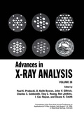 Cover: Advances in X-Ray Analysis - Kluwer Academic/Plenum Publishers