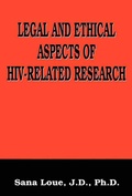 Cover: Legal and Ethical Aspects of HIV-Related Research - Plenum Publishing Co.,N.Y.