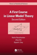Cover: A First Course in Linear Model Theory - Chapman & Hall/CRC