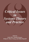 Cover: Critical Issues in Systems Theory and Practice - Plenum Publishing Co.,N.Y.
